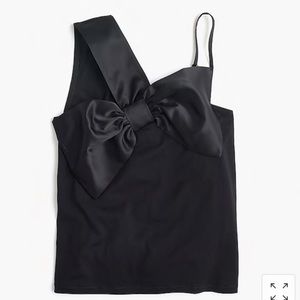 J crew asymmetrical bow top NWT